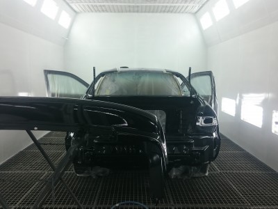 Toyota Camry Gracia сложный кузовной ремонт и покраска авто после сильного удара в зад